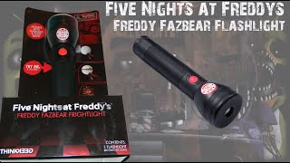 ThinkGeek Five Nights at Freddy's Flashlight Nightmare Freddy Fazbear Jump  Scare : : DIY & Tools