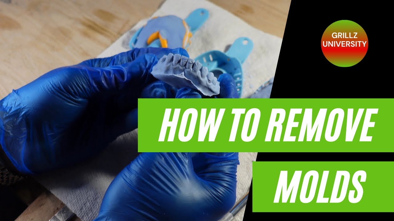 How To Remove Dental Impressions- For Grillz and Gold Teeth Making(How to make grillz)