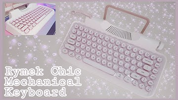 unboxing rymek chic mechanical keyboard + review ⌨️🦄 knewkey keyboard + typing asmr