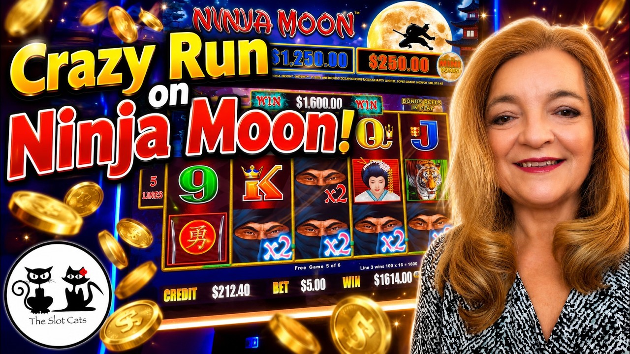 DOLLAR STORM NINJA MOON BONUS MULTIPLIERS FOR THE WIN