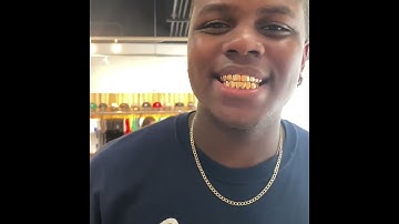 Thumbnail of 8/8 tops/bottoms 14k yellow gold bangers for Kendrell, we 💛 to make people smile 💯 #goldgrillz
