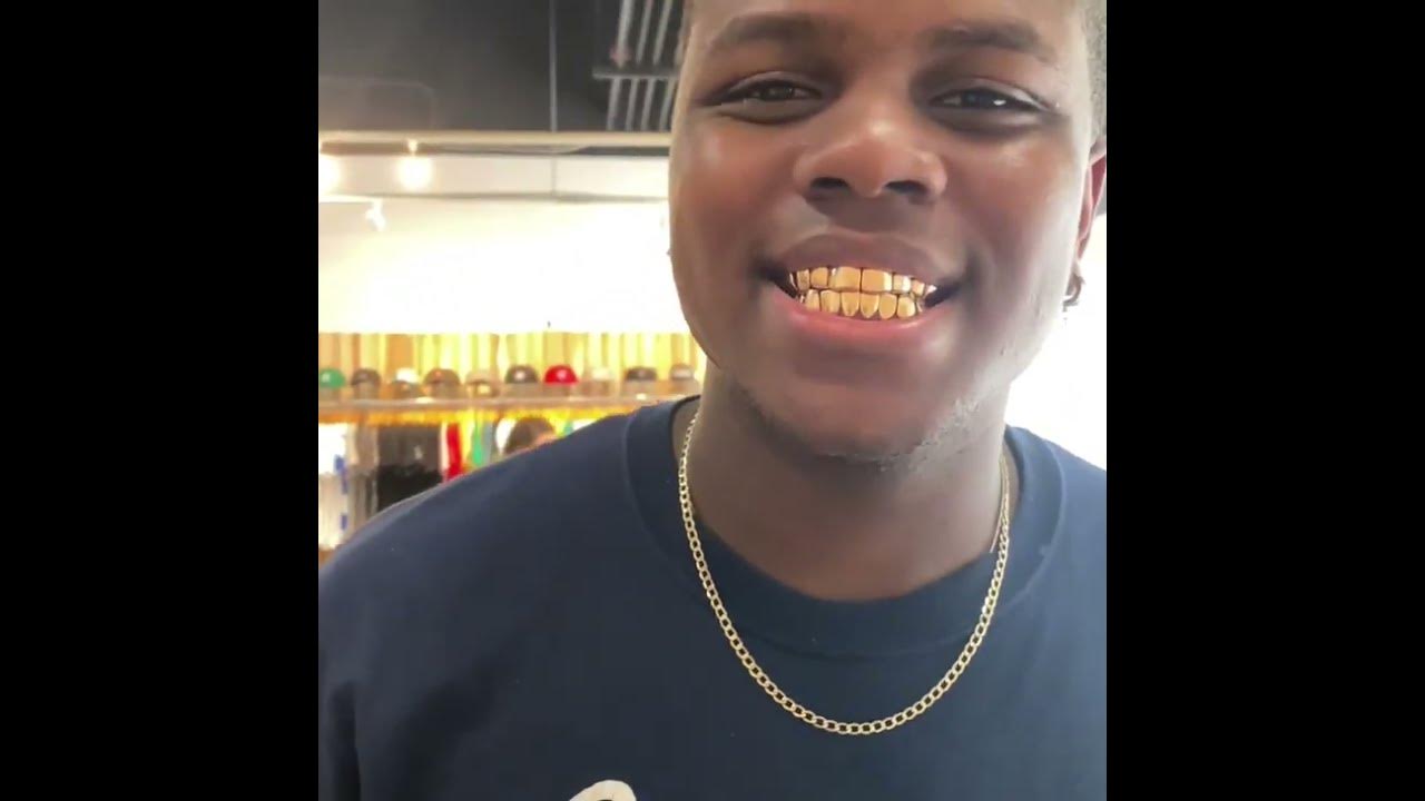 8/8 tops/bottoms 14k yellow gold bangers for Kendrell, we 💛 to make people smile 💯 #goldgrillz