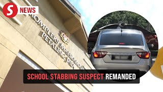 Suspect In School Student Stabbing Case Remanded For Seven Days