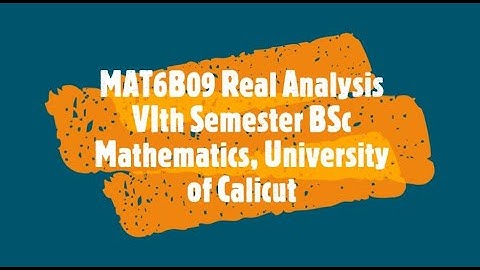 Uniform Norm and Cauchy Criterion