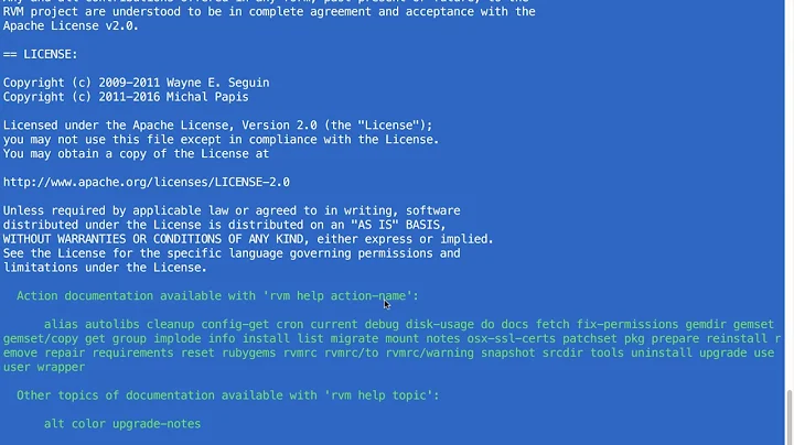 Learn to Code with Ruby - Section 01 - Lesson 03 - Mac OS : Install RVM and Install Ruby
