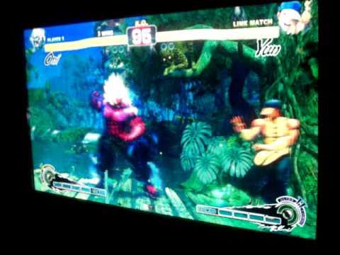SSFIVAE: Oni Akuma VS Yun Gameplay At Arcade Infinity On 01-22-11