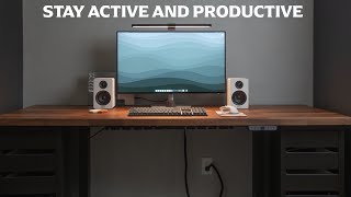 A Beginner [Me] builds a Custom SitStand Desk with an Ikea Karlby Countertop | 2023