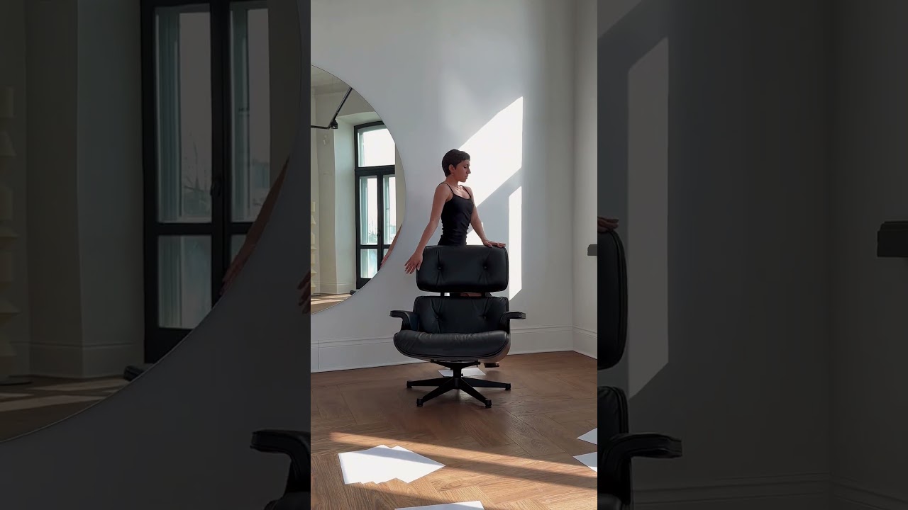 Lounge chair от Vitra - кресло вне времени. Идеальные формы, не так ли? 