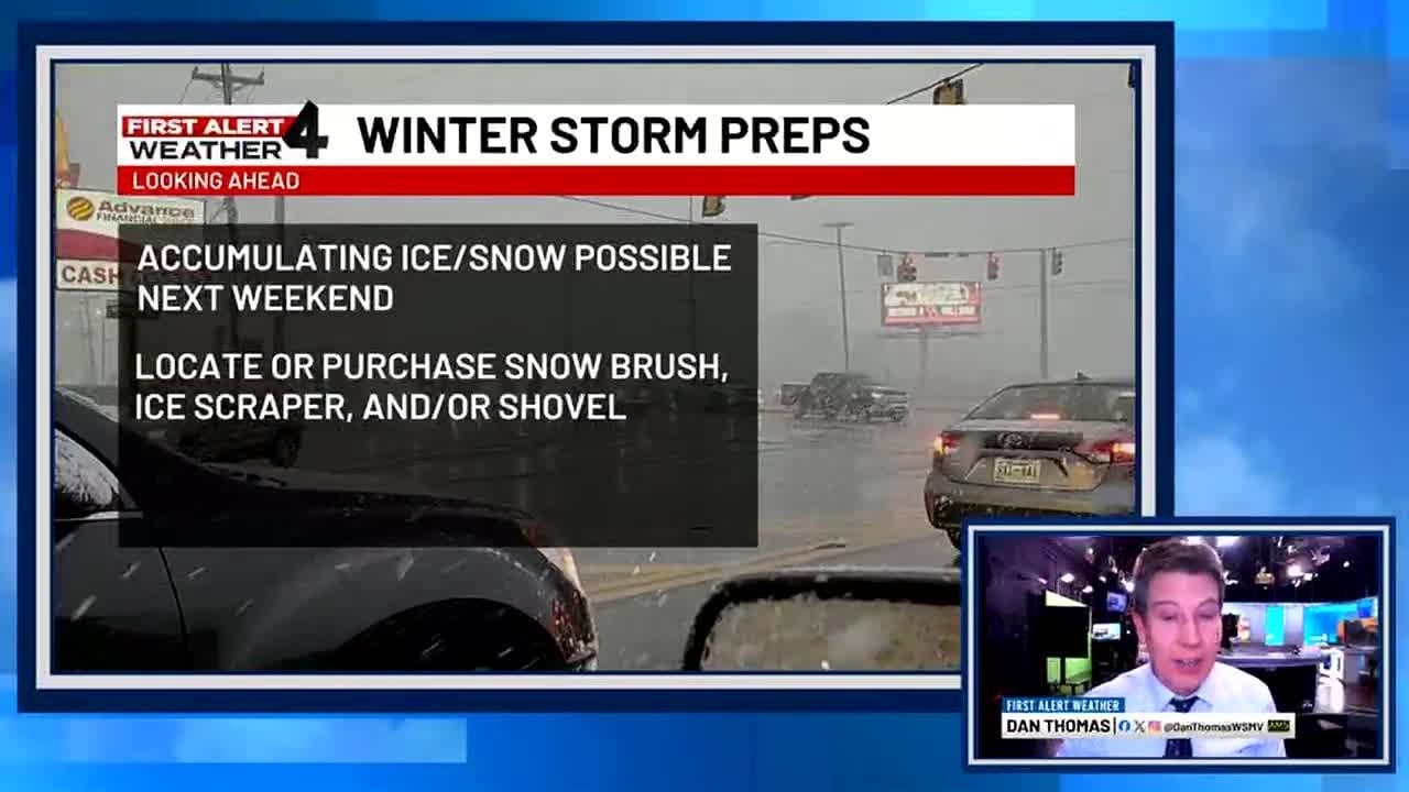Potential for major winter storm next weekend - YouTube