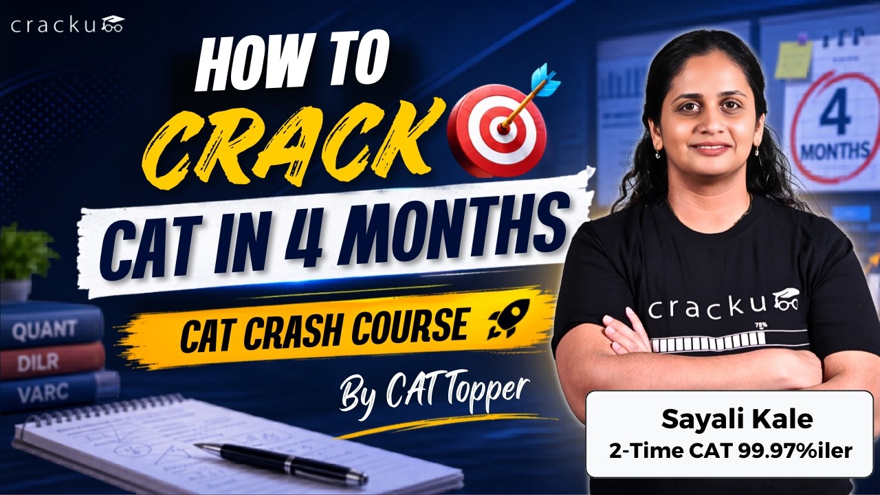4 Months plan to crack CAT | How to prepare for CAT in 4 Months | By ...