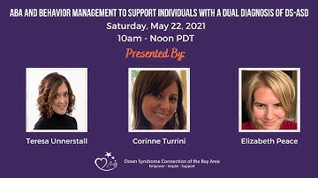 ABA and Behavior Management to Support Individuals with a Dual Diagnosis of  DS-ASD