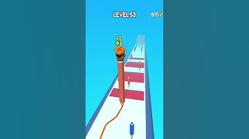 Pencil ✏️ run Funny satisfying gameplay  #tiktok #tiktokgaming #satisfying #games #satisfyingvideo