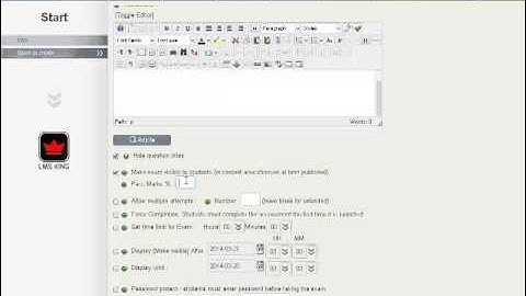 Joomla LMS King: Creation Wizard