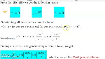 Soln of OD wave eqn with Non zero Ini Vel
