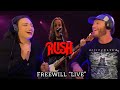 Rush  freewill live reaction  rush is the freewill