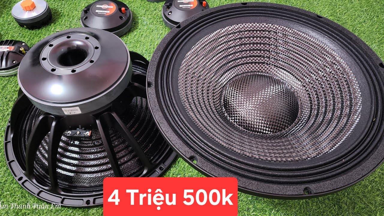 Bass Sub 50 Từ 220 Coil 100 18-TBWCB Màng Carbon Giá Chỉ 4tr500k Làm Show Nhạc Sống Loa Kéo Rất OK