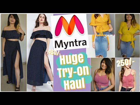 myntra denim dress