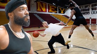 1v1 Basketball VS CashNasty Gets PHYSICAL!