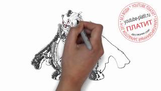 Картинки нарисованных монстров Как нарисовать многоглазого панда монстра поэтапно за 25 секунд Картинки нарисованных монстров Как нарисовать многоглазого панда монстра поэтапно за 25 секунд