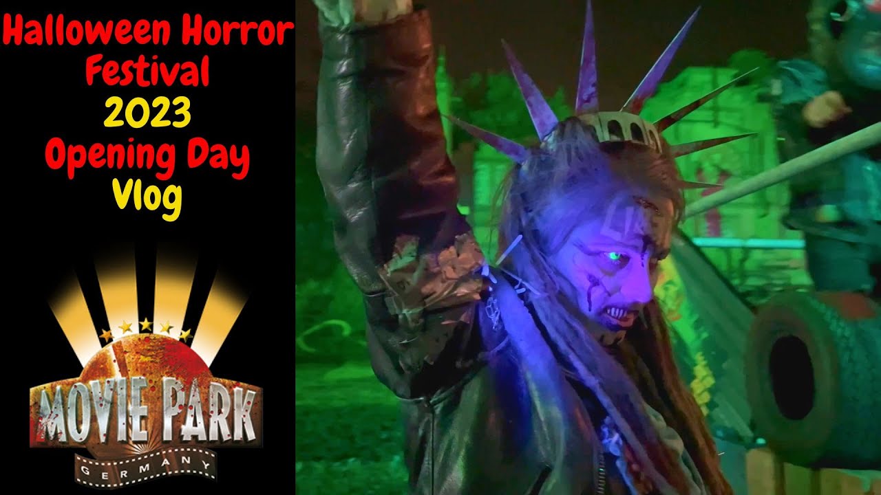 Halloween Horror Festival 2023 / Opening Day / Movie Park Germany / Vlog / Horror Houses / Hillbilly