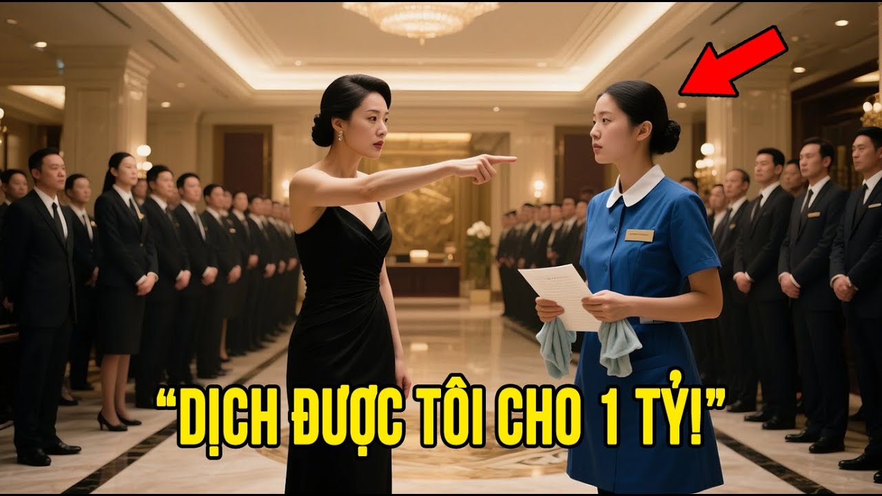 Nữ Tỷ Phú Thách “Dịch Được Tôi Cho 1 Tỷ!” – 5 Phút Sau Đứng Hình Trước Cô Lao Công