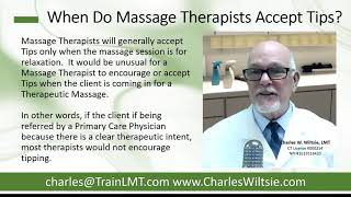 When Do Massage Therapists Accept Tips?