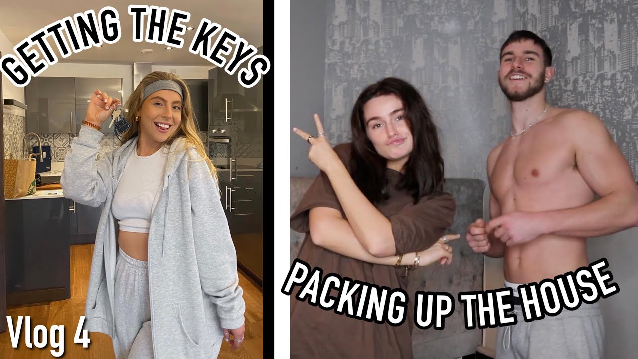 GETTING THE KEYS!!!!! 🔑 PACKING UP THE WHOLE HOUSE! Vlog week 4 | Syd and Ell