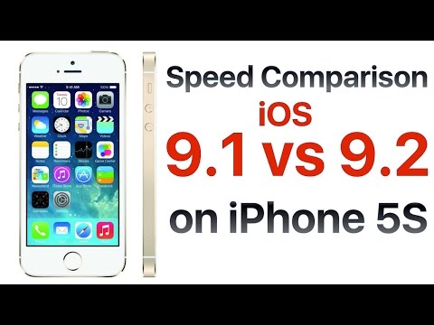 iPhone 5S iOS 9.1 vs iOS 9.2 (Final Release)
