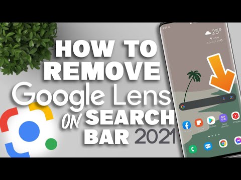 How To Remove Google Lens On Google Search Bar 