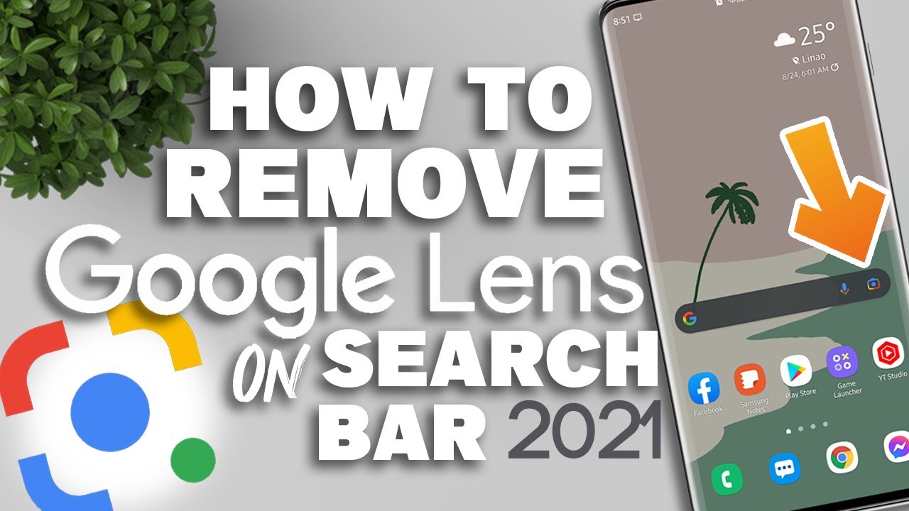 How to remove Google Lens on Google search bar - YouTube