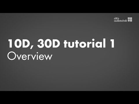10D, 30D amplifiers tutorial 1 Overview