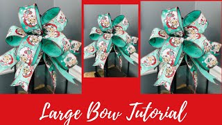 Famous HOW TO MAKE A LARGE BOW FOR CHRISTMAS WREATHS TREES GARLANDS & MORE DIYS ๐ DOLLAR GENERAL BOW๐ Wealth