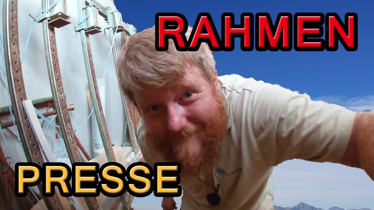 Alte Rahmenpresse mit Druckluft Instand setzen