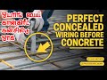 Electrical Wiring Roof Pipe Concrete concealed Work 💪⚡💡#construction #electricianvjvijay #electrical