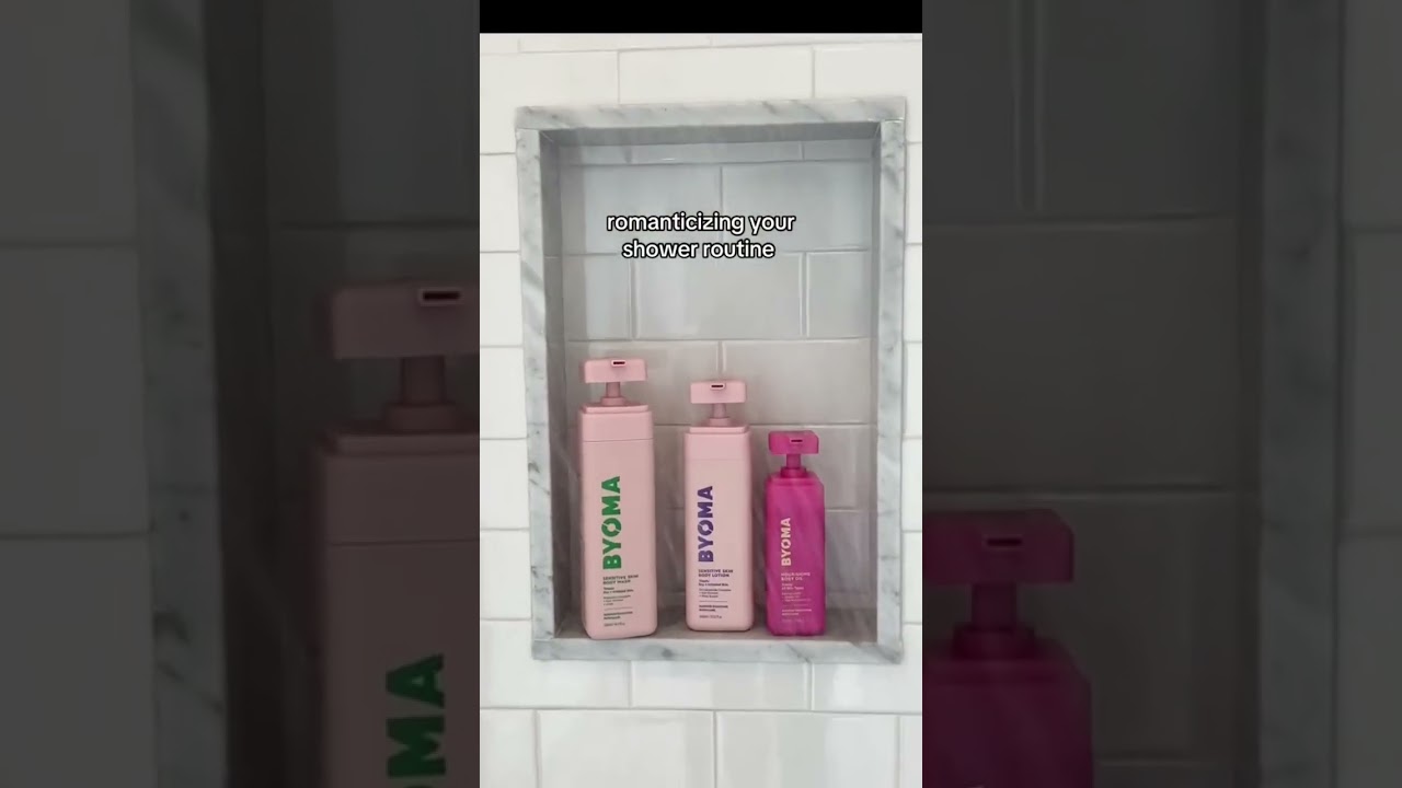 yall know we have BYOMA body care too right? The perfect everything shower routine ✨ 