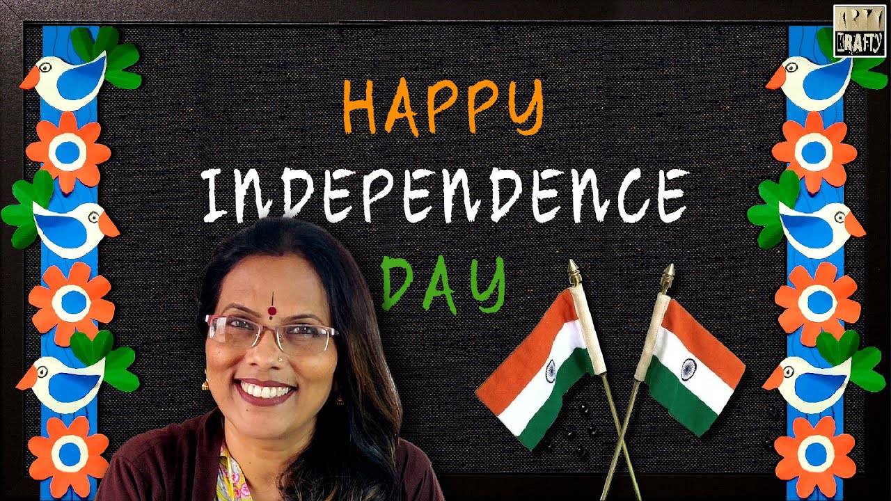 TRICOLOR Design for Bulletin Board for INDEPENDENCE DAY Celebration