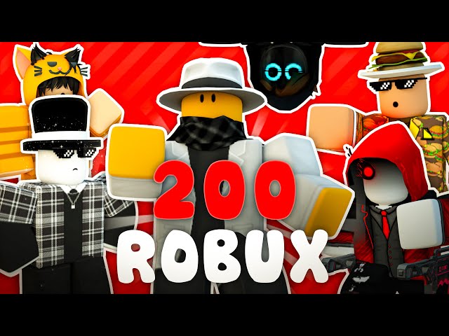 ideias de skin no roblox com 200 robux
