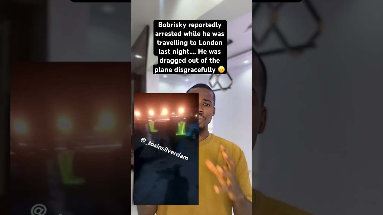 Bobrisky reportedly arrested while he has travelling to London last night…. He was dragged out 