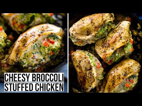 Creamy Broccoli Stuffed Chicken