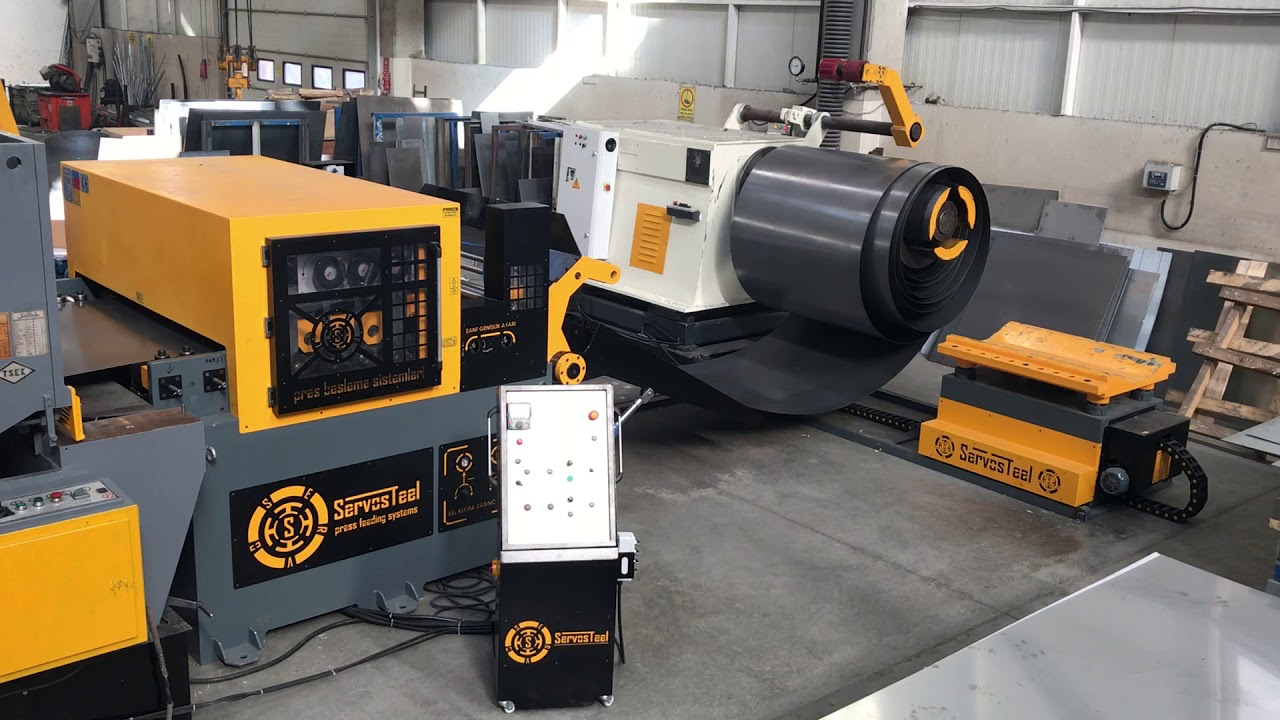 SERVOSTEEL - Boy Kesme Hattı - Cut to Roll Length Machine -  Линии Поперечной Резки Металла