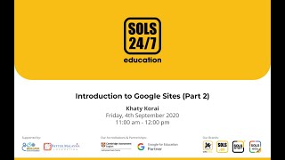 Introduction to Google Sites [Part 2] #tutorial