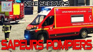 SAPEURS POMPIERS DES ALPES-MARITIMES - NICE SECOURS - GTA V RP