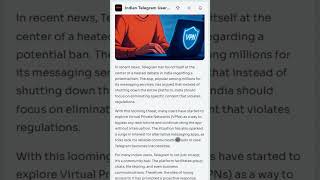 Indian Telegram Users Flee to VPNs Amid Platform Ban Debate