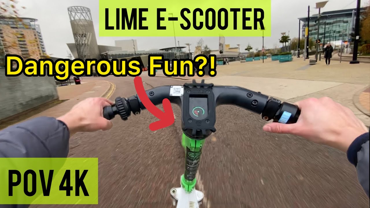 Lime Scooter Riding to Salford Quays Media City, UK YouTube