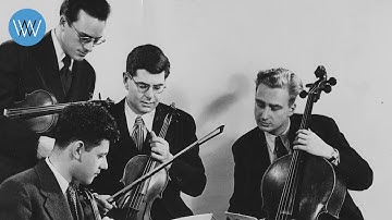 Juilliard String Quartet  (1950) - Bartók String Quartet No. 2 - l Moderato