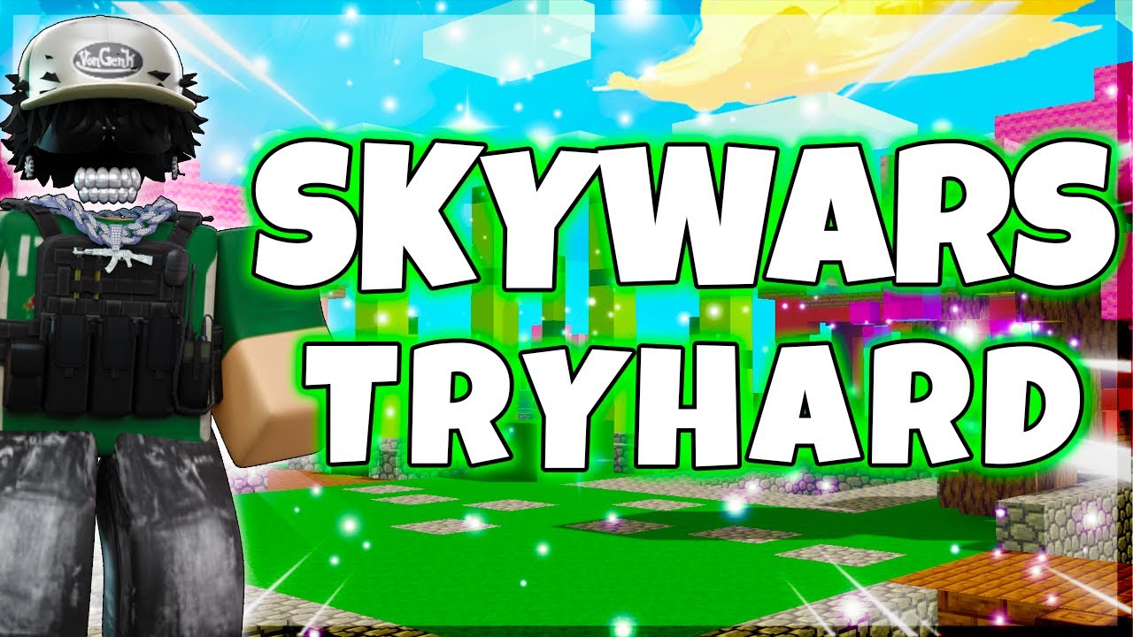 TRYHARD Skywars GAMEPLAY! 👑⚔️| Roblox Bedwars Gameplay