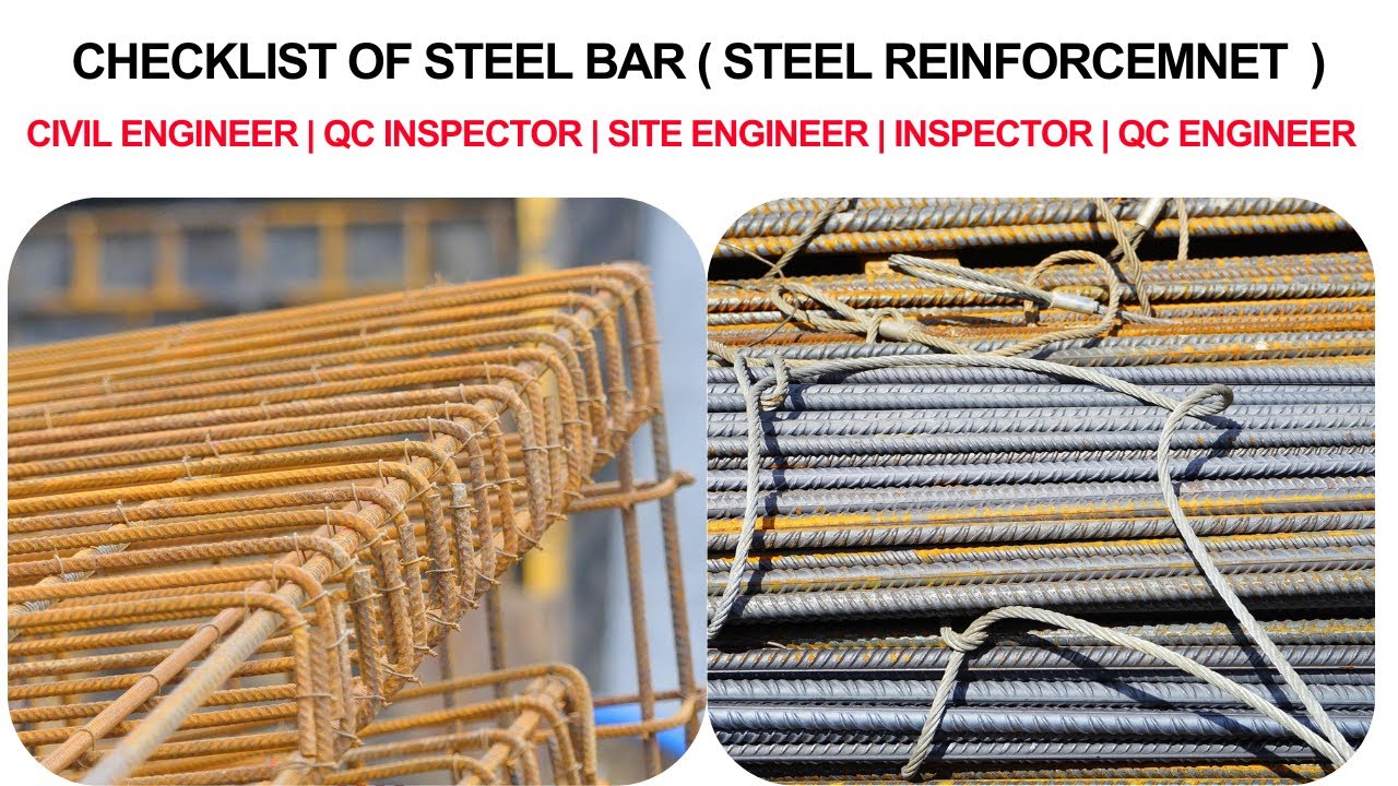 Checklist of Steel Reinforcement | How to check Steel Reinforcement . Checklist of Steel