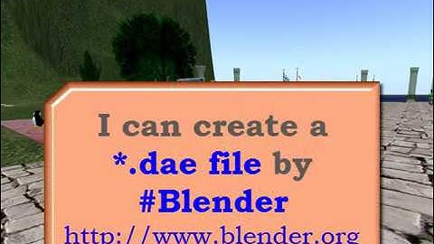 Import Models Mesh DAEfile object Virtual Worlds