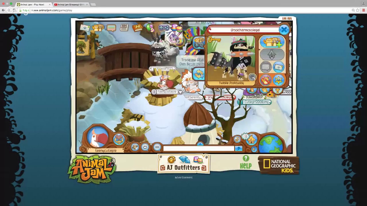 Animal jam Giveaway! GIVEAWAY EVERY 10 SUBS! D YouTube