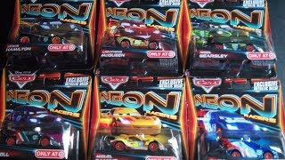 2014 Disney Pixar Cars 2 Neon Racers Metallic Deco Target Exclusive
